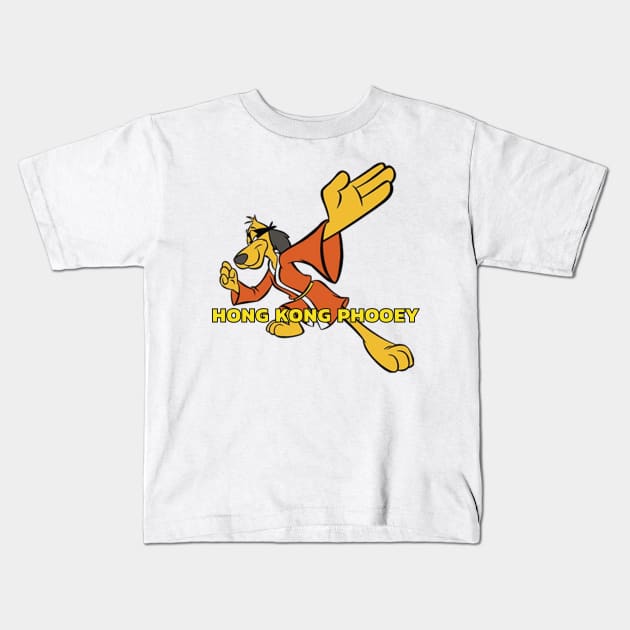 Hong Kong Phooey Cartoon Kids T-Shirt by gillys